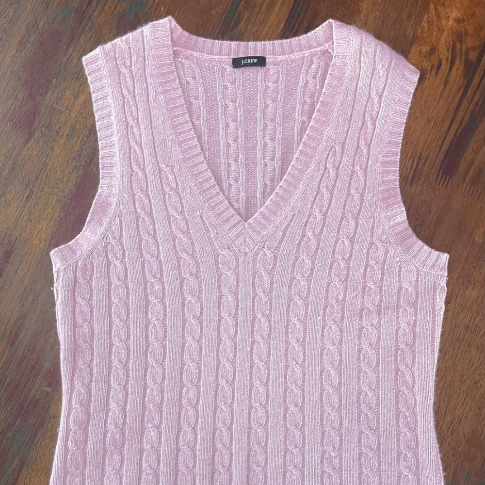 JCrew cable knit sweater vest